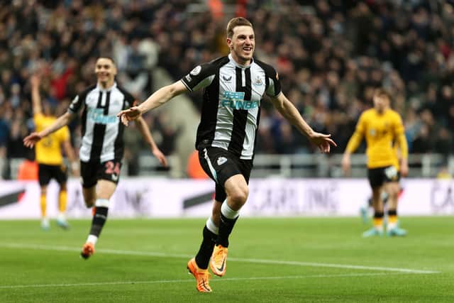 Chris Wood has left Newcastle United to join Nottingham Forest. (Photo by Naomi Baker/Getty Images)