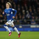 Everton forward Anthony Gordon. (Photo by Lewis Storey/Getty Images)