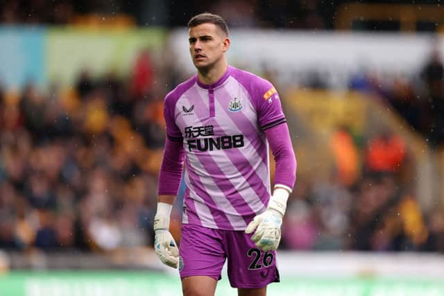 Newcastle United goalkeeper Karl Darlow. (Photo by Naomi Baker/Getty Images)