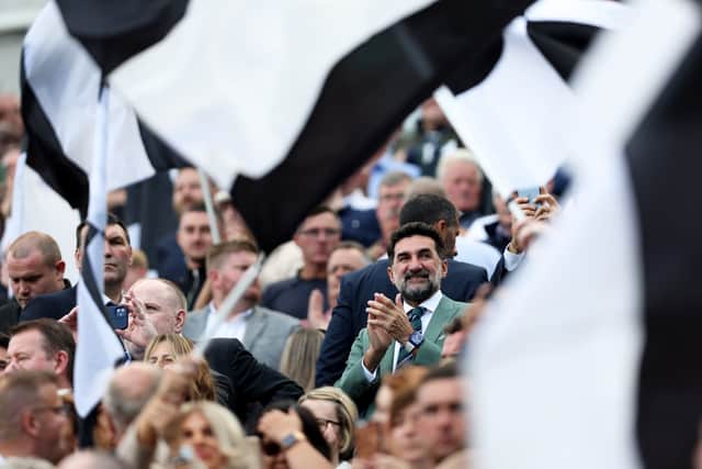 Yasir Al-Rumayyan, Newcastle United chairman looks on prior to the Premier League match between Newcastle United and Manchester City (Photo by Clive Brunskill/Getty Images)