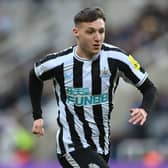 Newcastle United striker Dylan Stephenson. (Photo by Stu Forster/Getty Images)