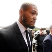 Newcastle United footballer Joelinton leaves Newcastle Tyne Magistrates’ Court. Picture: PA