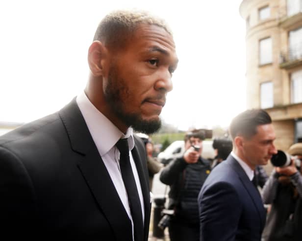 Newcastle United footballer Joelinton leaves Newcastle Tyne Magistrates’ Court. Picture: PA
