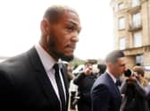 Newcastle United footballer Joelinton leaves Newcastle Tyne Magistrates’ Court. Picture: PA
