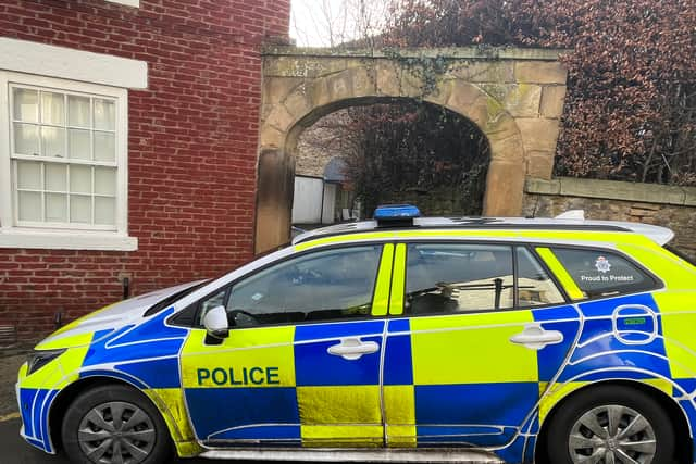 A police cordon remains in place up to Wentworth Place (Image: NewcastleWorld)