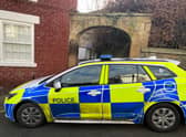 Police cordon in Hexham