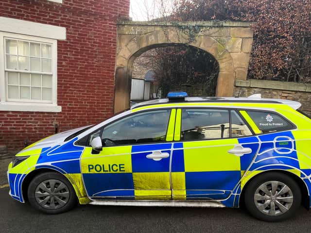 Police cordon in Hexham