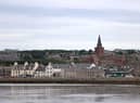 A general view of the waterfront in Kirkwall on September 6, 2021
