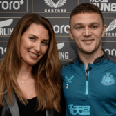 Charlotte and Kieran Trippier