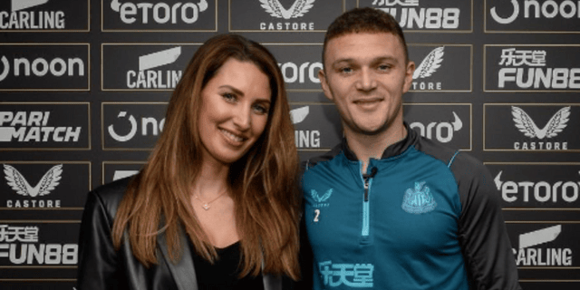 Charlotte and Kieran Trippier