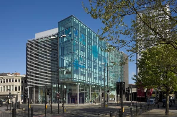 Newcastle City Library on  New Bridge Street.