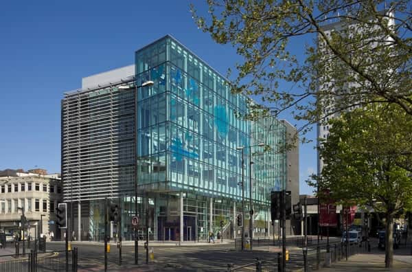 Newcastle City Library on  New Bridge Street.