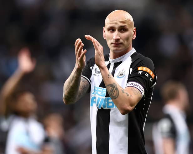 Newcastle United midfielder Jonjo Shelvey. (Photo by Naomi Baker/Getty Images)