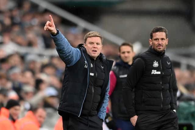 Newcastle United head coach Eddie Howe. (Photo by Stu Forster/Getty Images)