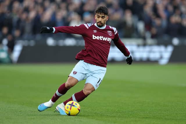 West Ham United attacking midfielder Lucas Paqueta. (Photo by Julian Finney/Getty Images)