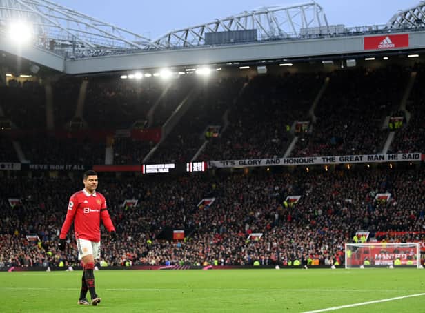 <p>Manchester United midfielder Casemiro. (Photo by Michael Regan/Getty Images)</p>