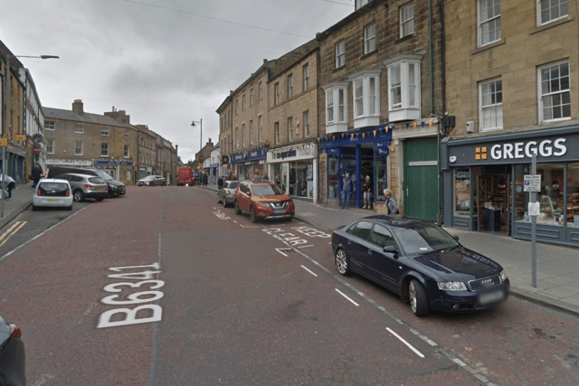 The incident happened in Alnwick on Monday evening (Image: Google Streetview)