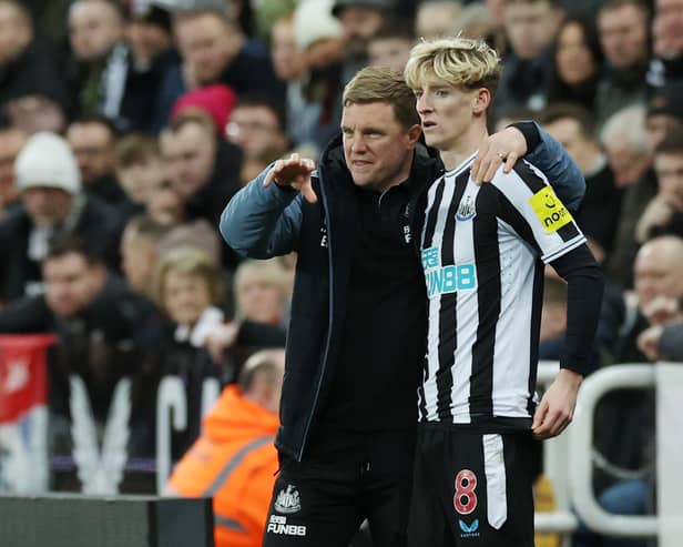 Anthony Gordon made his Newcastle debut on Saturday (Image: Getty Images)