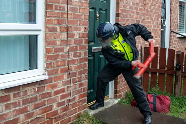 Police raided the house earlier this week