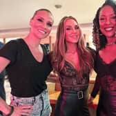 Michelle Heaton has reunited with her pop-group Liberty X following her elimination from Dancing on Ice (@wonderwomanshel - Instagram)
