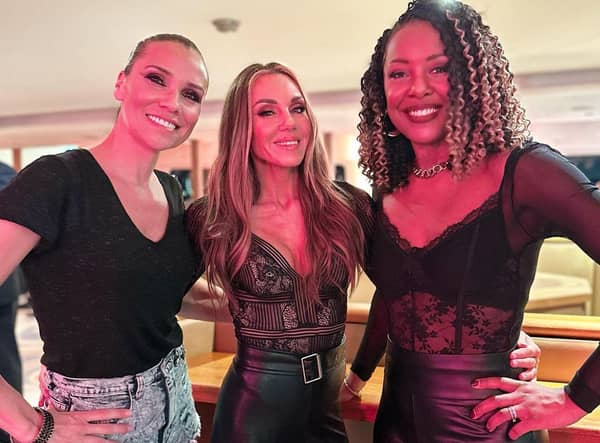 Michelle Heaton has reunited with her pop-group Liberty X following her elimination from Dancing on Ice (@wonderwomanshel - Instagram)