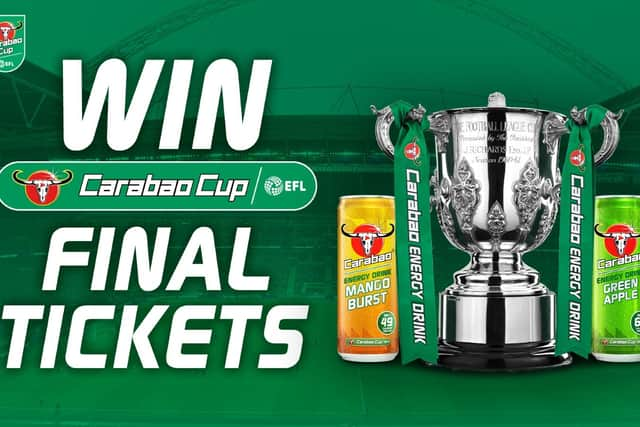 Answer the question below to win a pair of tickets to the Carabao Cup final