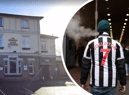 Newcastle fans will take to The Green Man (Image: Google Streetview / Getty)
