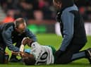 Newcastle United winger Allan Saint-Maximin. (Photo by GLYN KIRK/AFP via Getty Images)