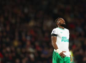 Newcastle United winger Allan Saint-Maximin. (Photo by Dan Istitene/Getty Images)