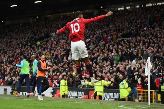 Marcus Rashford is in the form of his life for Manchester United (Image: Getty Images)