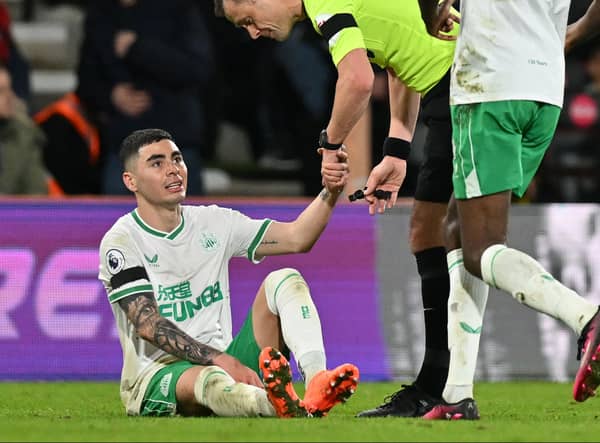 Newcastle forward Miguel Almiron. Picture: GLYN KIRK/AFP via Getty Images