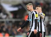 Bruno Guimaraes received a red card against Southampton at St James’ Park (Image: Getty Images)