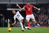 Chris Wood left Newcastle United in January to join Nottingham Forest. (Photo by Richard Heathcote/Getty Images)
