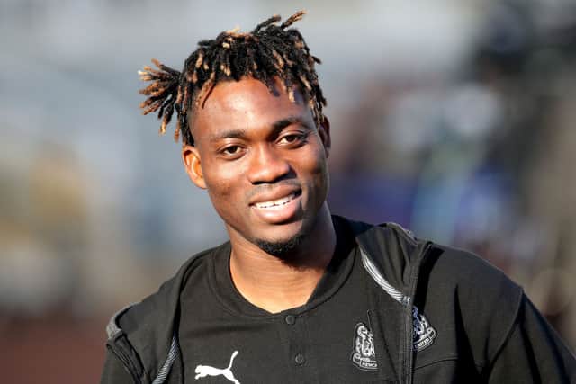 Christian Atsu has been found death after Turkey earthquake. (Photo by Ian MacNicol/Getty Images)