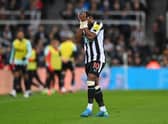 Newcastle United winger Allan Saint-Maximin. (Photo by Stu Forster/Getty Images)