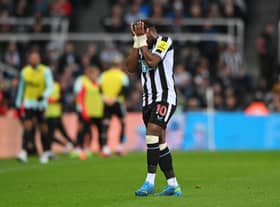 Newcastle United winger Allan Saint-Maximin. (Photo by Stu Forster/Getty Images)