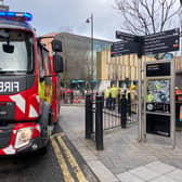 Haymarket Metro Station was closed due to a fire alarm activation.