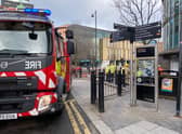 Haymarket Metro Station was closed due to a fire alarm activation.