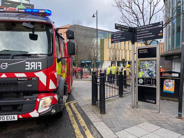 Haymarket Metro Station was closed due to a fire alarm activation.
