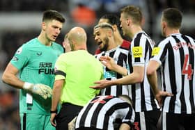 Newcastle United goalkeeper Nick Pope. (Photo by OLI SCARFF/AFP via Getty Images)