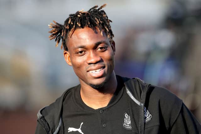 Former Newcastle footballer Christian Atsu in 2019