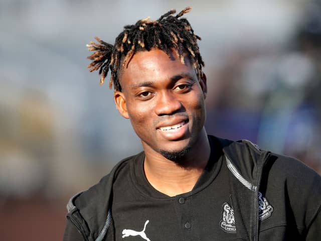 Former Newcastle footballer Christian Atsu in 2019