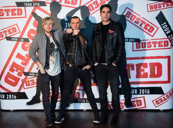 Busted are back for their 20th anniversary - Credit: Getty Images