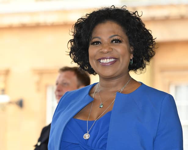 Brenda Edwards attends a reception (Getty)