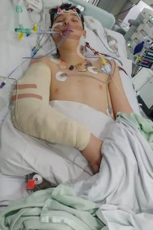 Gordon’s mother shared the image of her son online in a bid to bring his killer to justice (Image: Facebook)