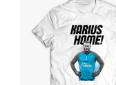Loris Karius t-shirts designed by Newcastle based company Last Night of Freedom.