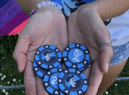The blue Billy Chips that will be available at participating Central Co-op stores - Credit: Billy Chip