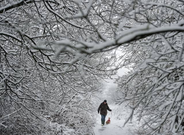 Snow is expected to hit the UK in late March. (Getty Images)