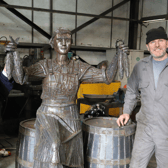 The Herring Girl sculpture