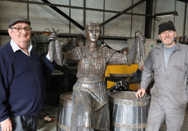 The Herring Girl sculpture
